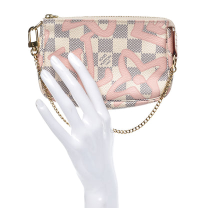 Louis Vuitton Damier Azur Tahitienne Mini Pochette Accessories 2 of 11