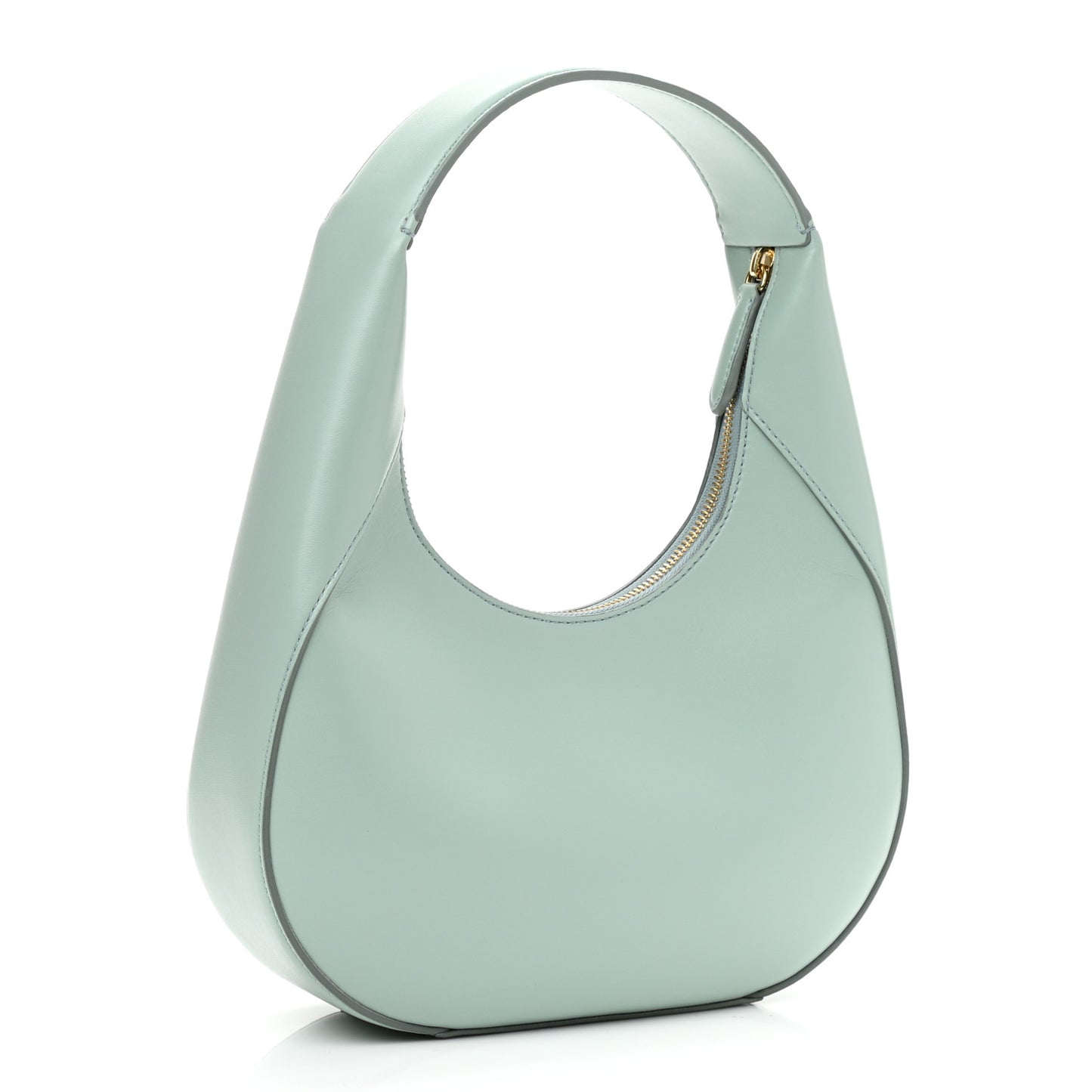 Eco Alter Nappa Perforated Logo Small Hobo Mist