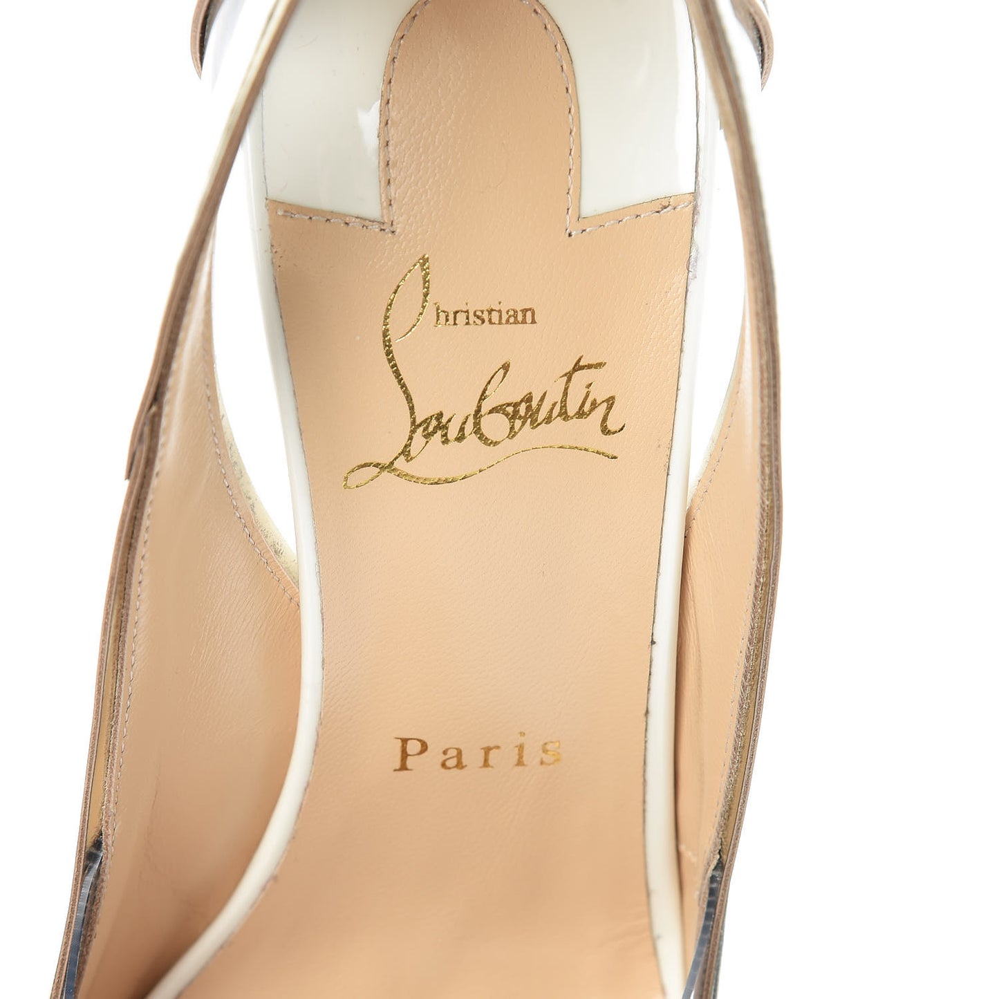 Patent Vinyl Cosmo 554 100 Pumps 38.5 Snow