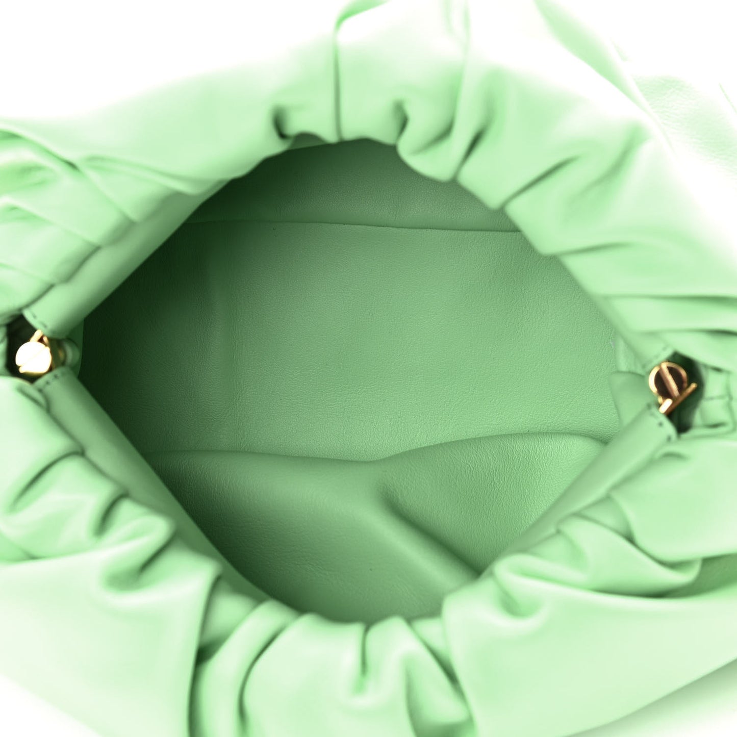 Calfskin The Pouch Chain Wasabi