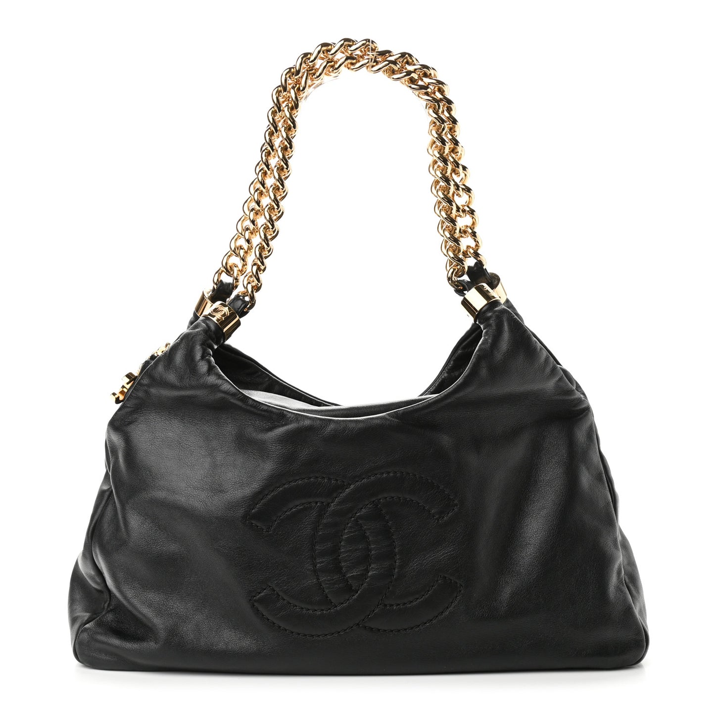 Calfskin Rodeo Drive Hobo Black