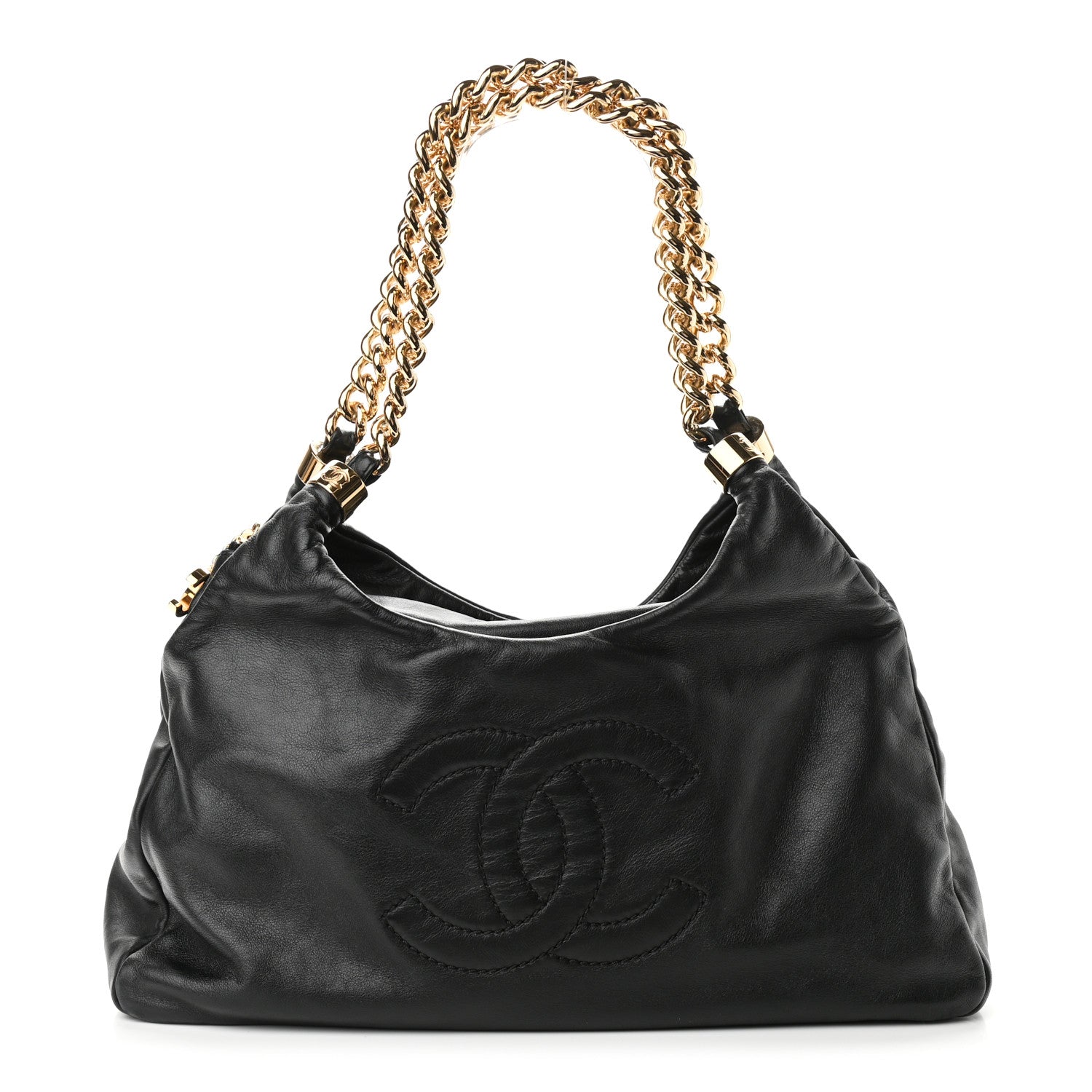 Chanel Calfskin Rodeo Drive Hobo Black 1 of 10