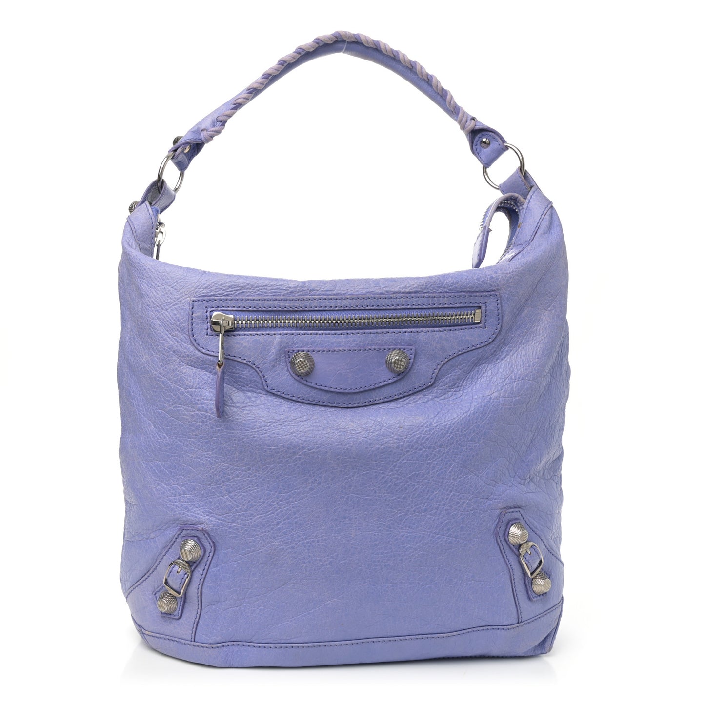 Agneau Giant 12 Silver Hardware Day Hobo Mauve Light Mauve