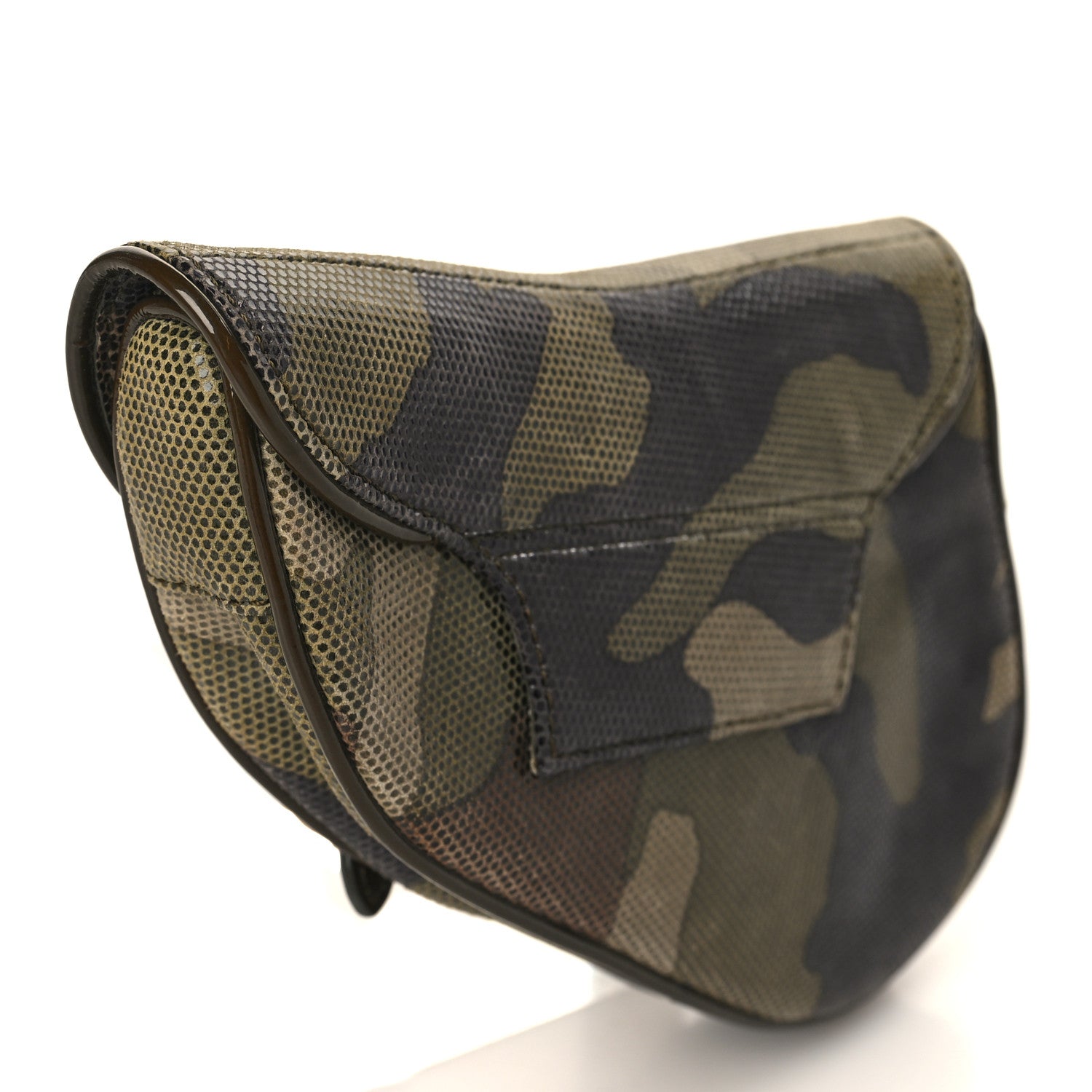 Christian Dior Pixelated Calfskin Camouflage Saddle Belt Bag 2 of 8