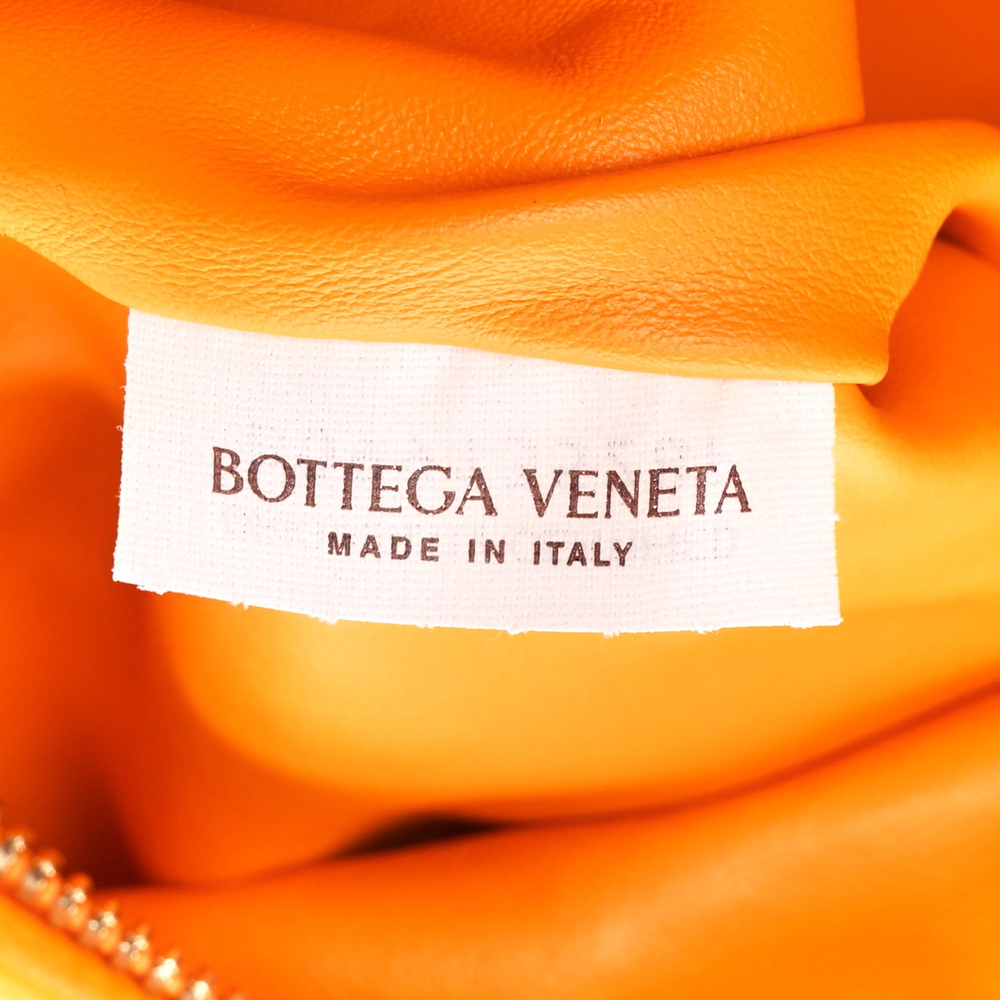 Nappa Intrecciato Teen Jodie Hobo Orange