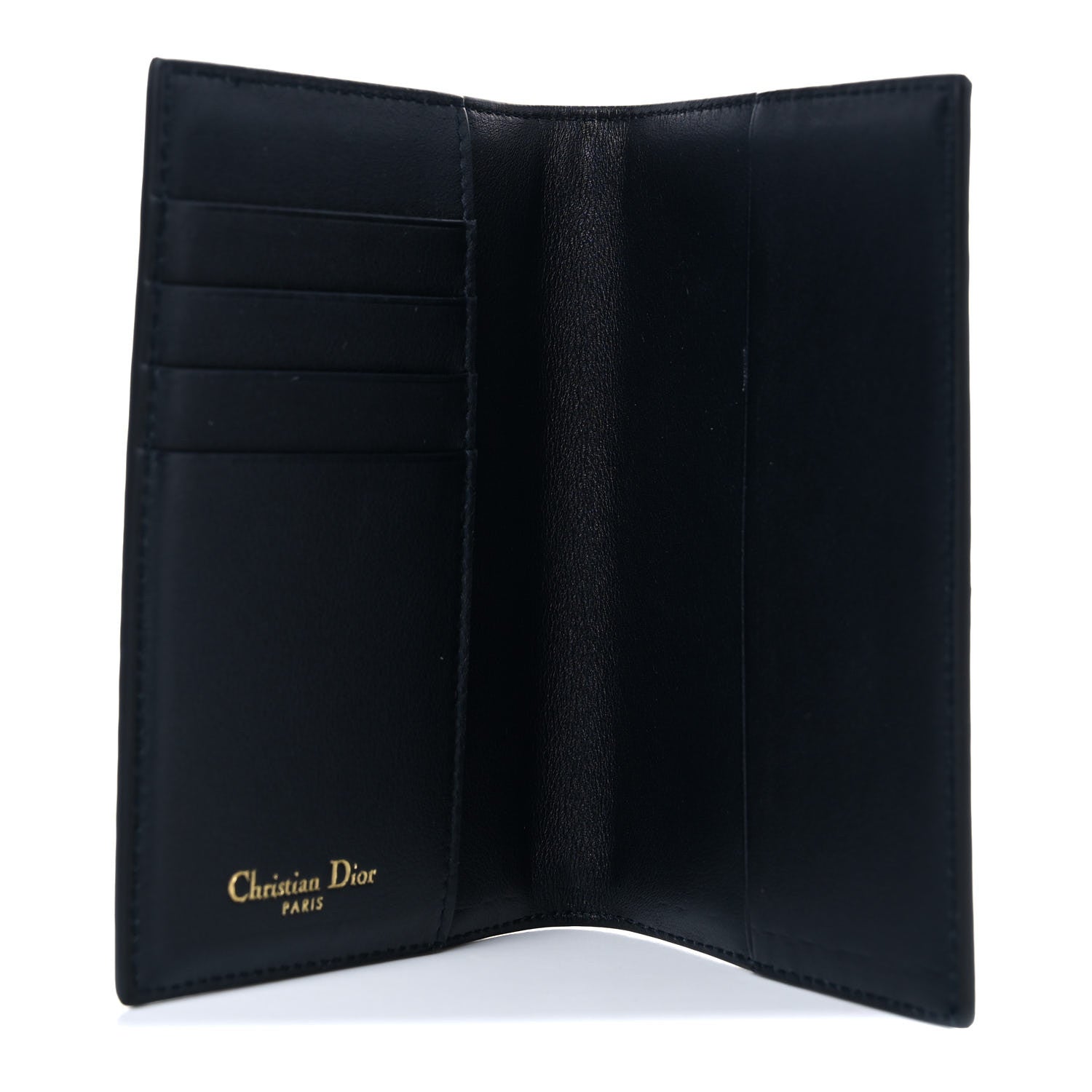 Christian Dior Calfskin Oblique Passport Holder Blue 5 of 9