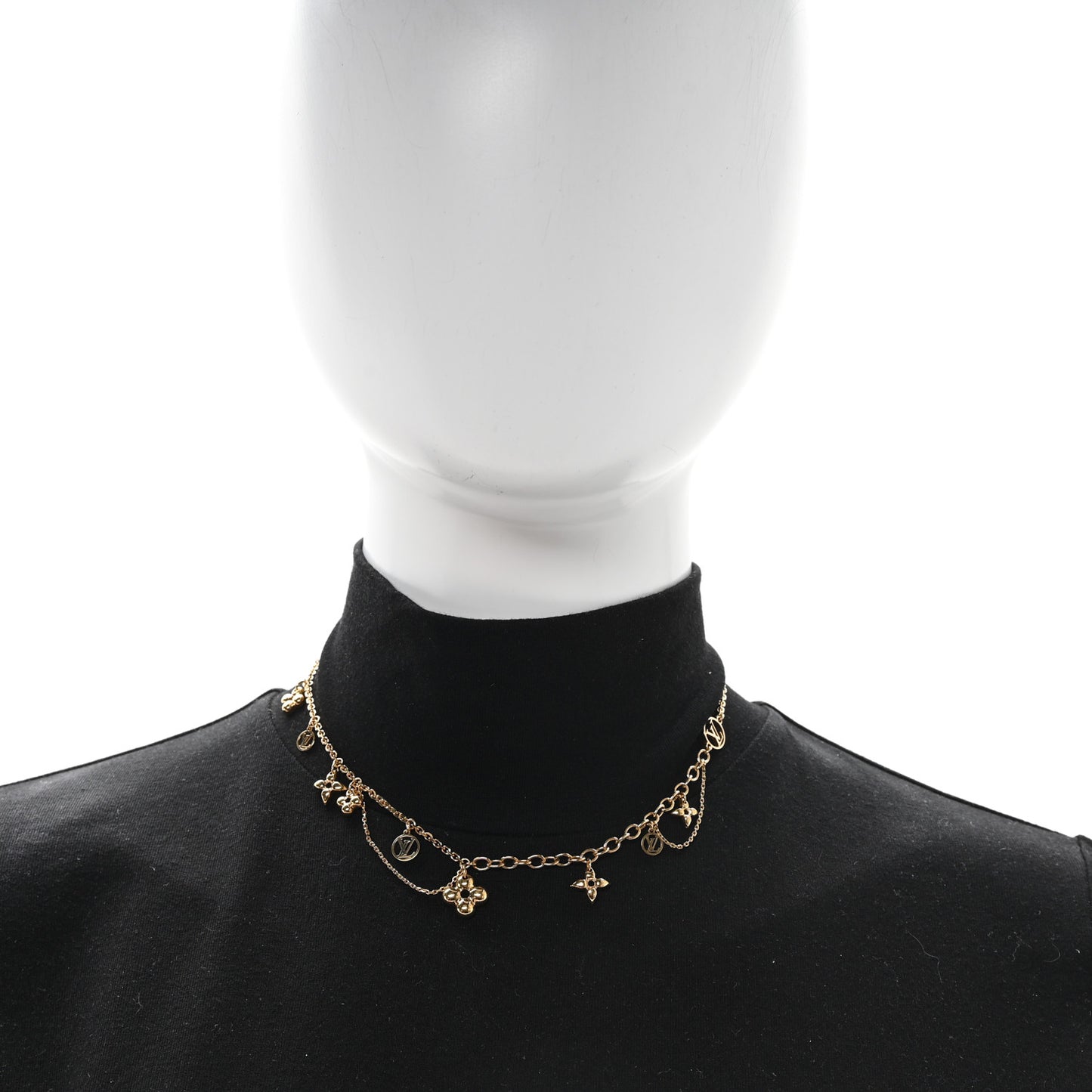 Metal Blooming Supple Necklace Gold