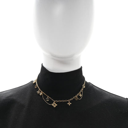 Louis Vuitton Metal Blooming Supple Necklace Gold 2 of 7