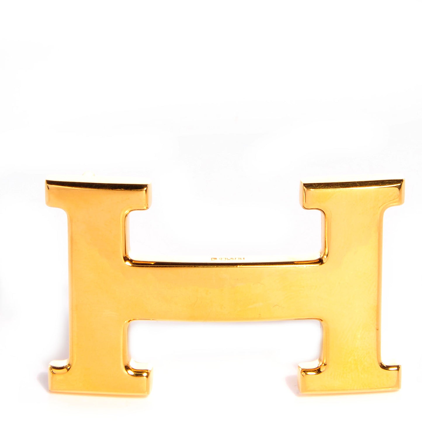32mm H Belt Buckle Gold