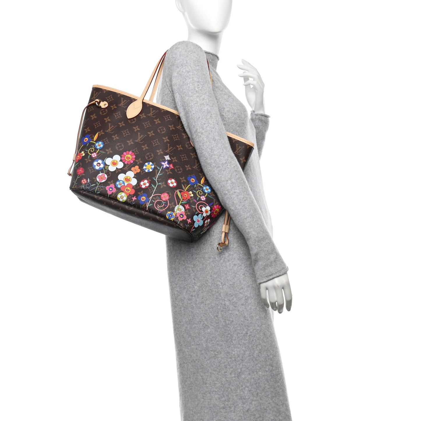 LV X TM Monogram Flowers Neverfull MM