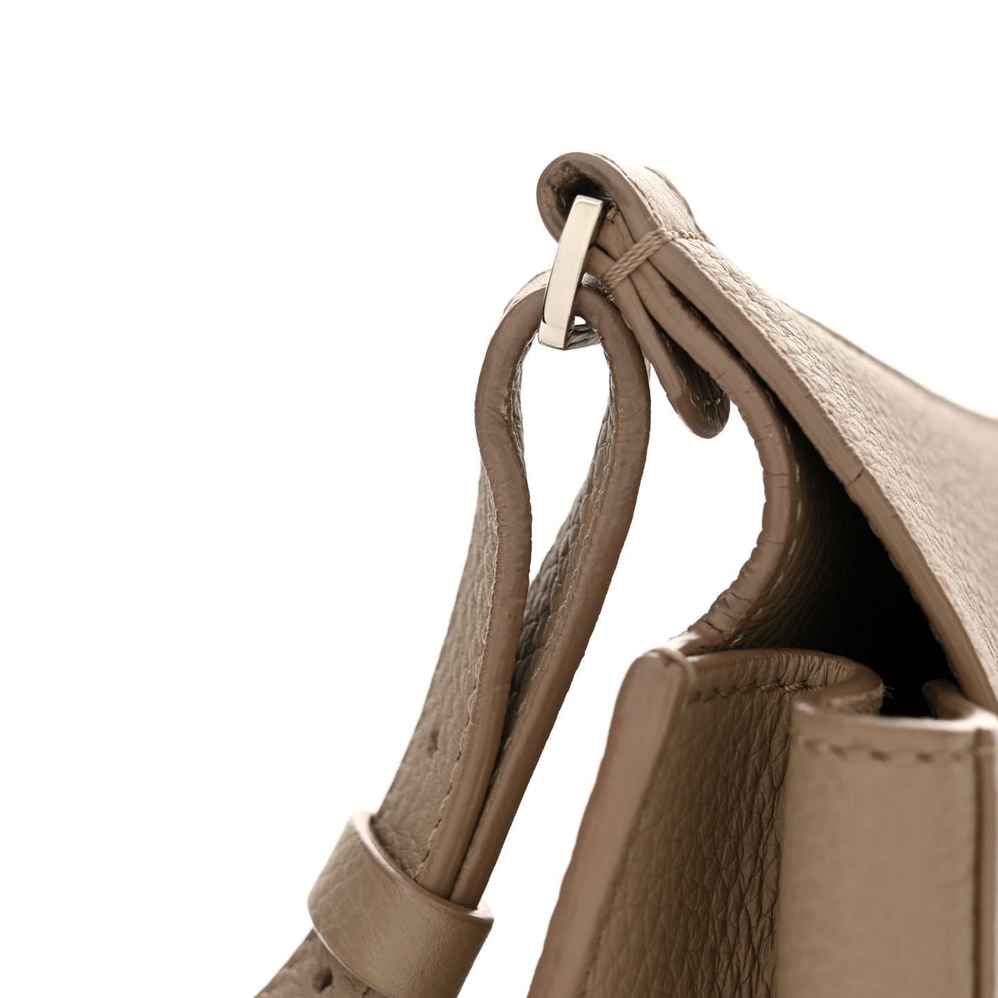 Grained Calfskin Hunting Bag II Stone