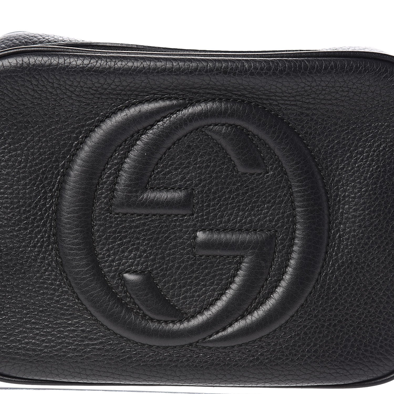Gucci Pebbled Calfskin Small Soho Disco Bag Black 12 of 12