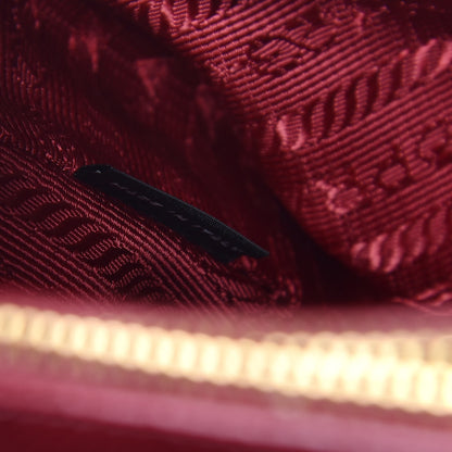 Prada Saffiano Lux Medium Tote Cherry 7 of 13