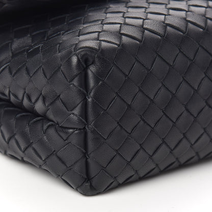 Bottega Veneta Nappa Intrecciato Baby Olimpia Shoulder Bag Tourmaline 12 of 14