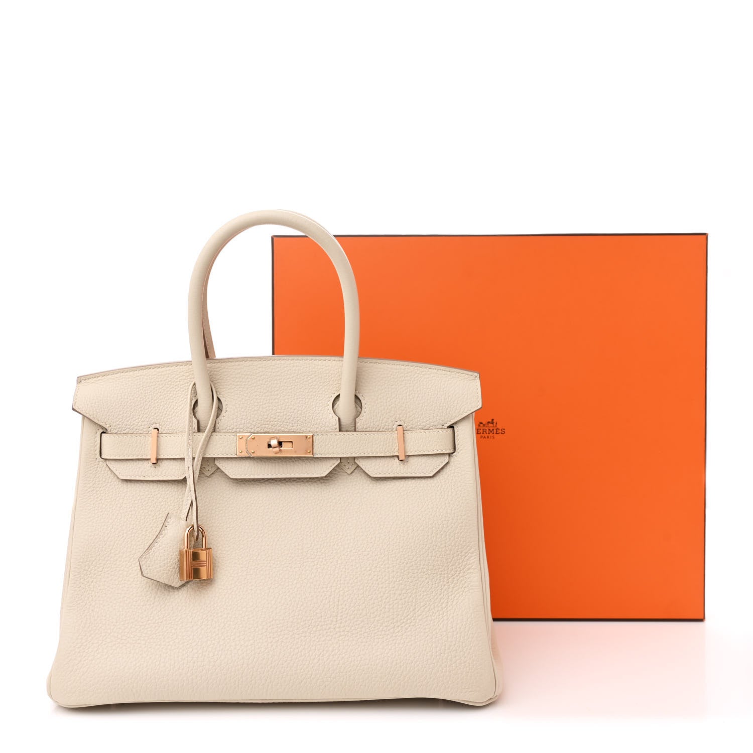 Hermes Togo Birkin 30 Craie 12 of 12