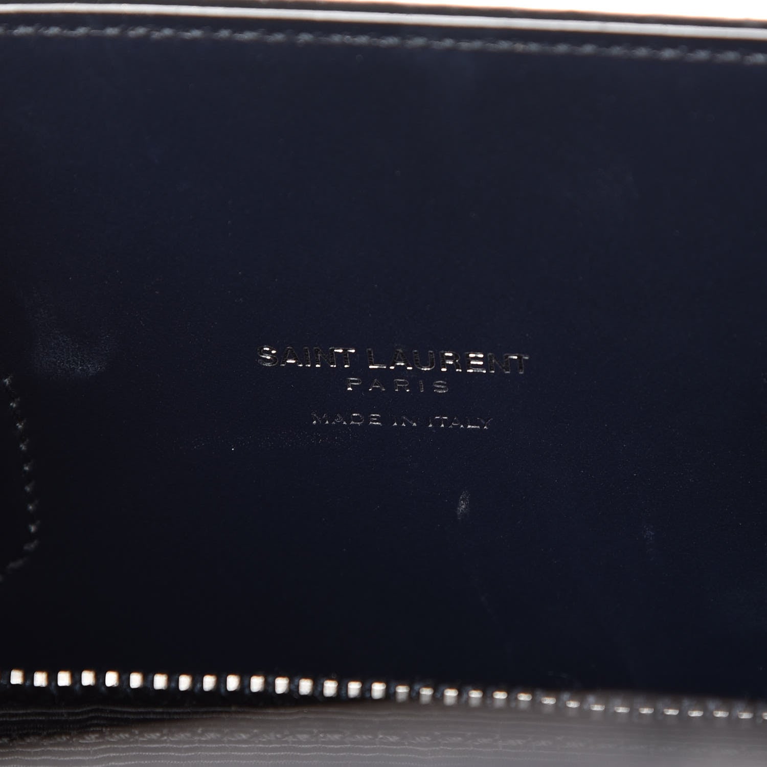 Saint Laurent Grained Calfskin Baby Sac De Jour Marine 6 of 10