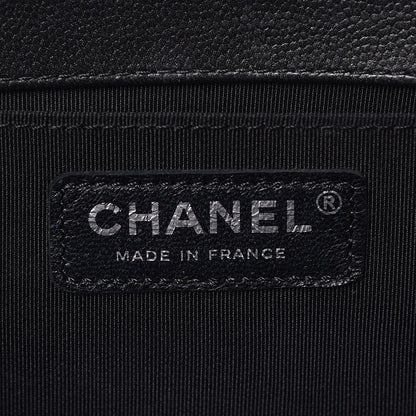 Chanel Caviar Quilted Medium Boy Flap So Black 6 of 7