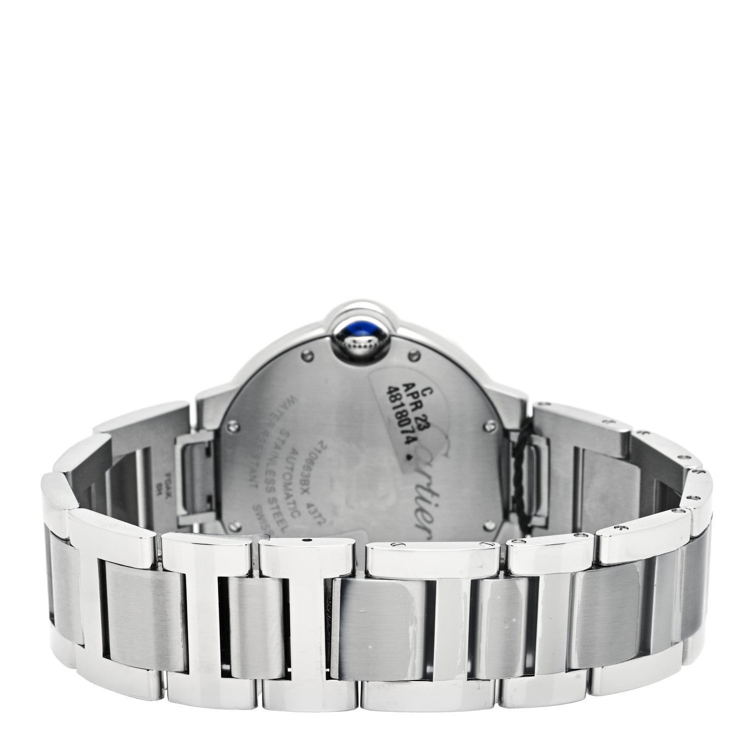 Cartier Stainless Steel 36mm Ballon Bleu De Cartier Automatic Watch 3 of 5