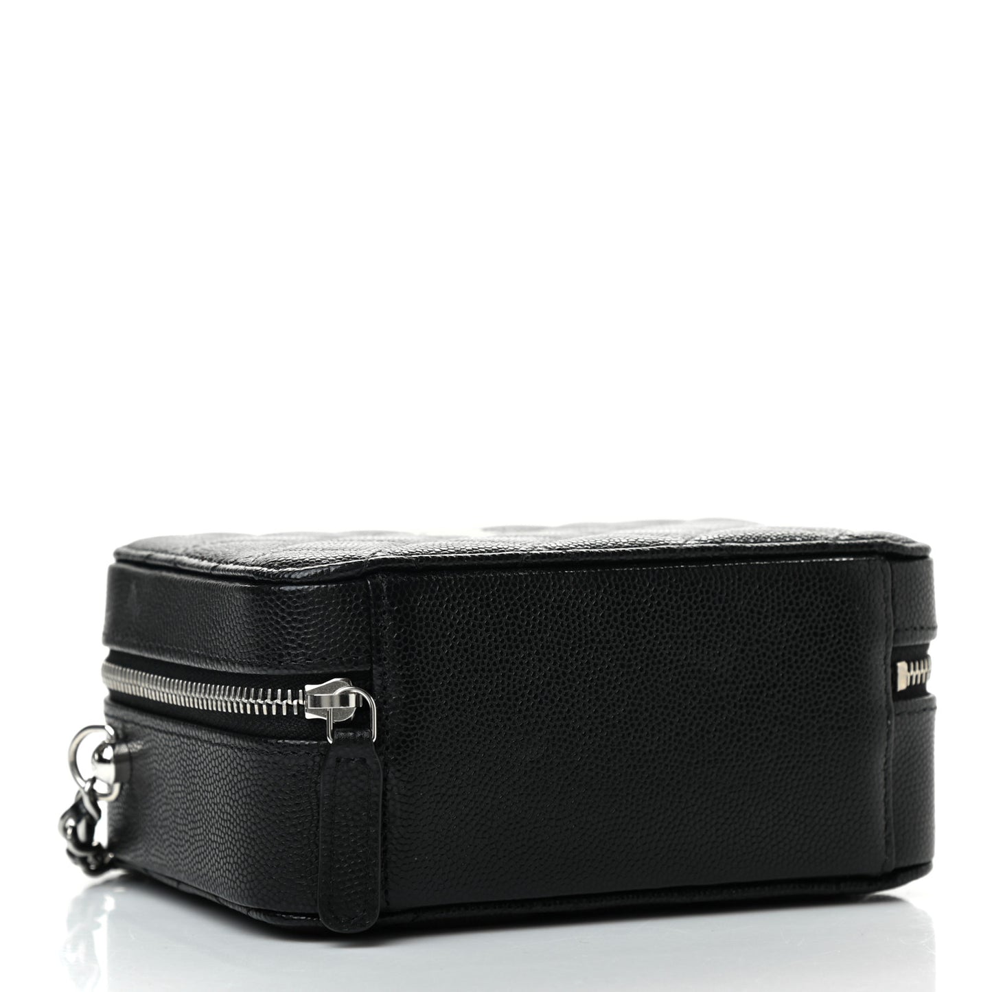 Caviar Quilted Camera Bag Black