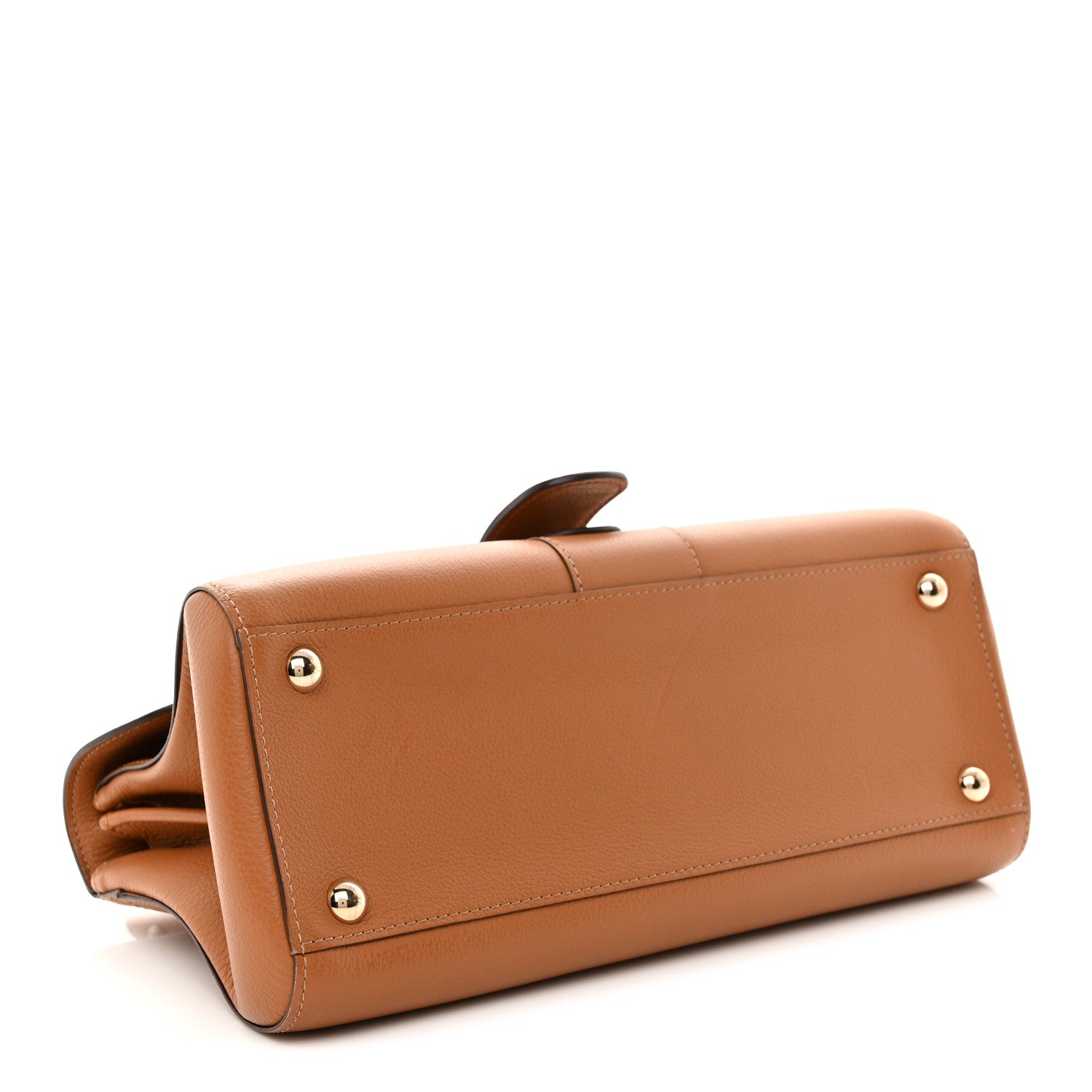 Delvaux Calfskin Mini Brillant East West Satchel Natural 4 of 11