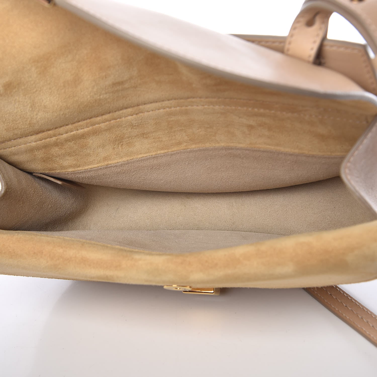 Chloe Calfskin Mini Georgia Crossbody Bag Beige 5 of 11