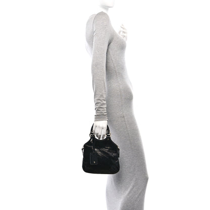 Saint Laurent Patent Mini Tribute Tote Black 2 of 10