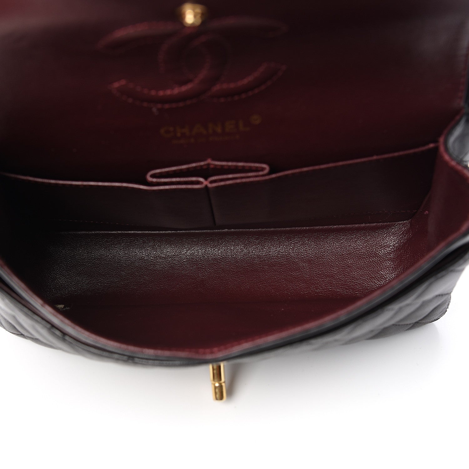 Chanel Lambskin Quilted Small Double Flap Black 4 of 11