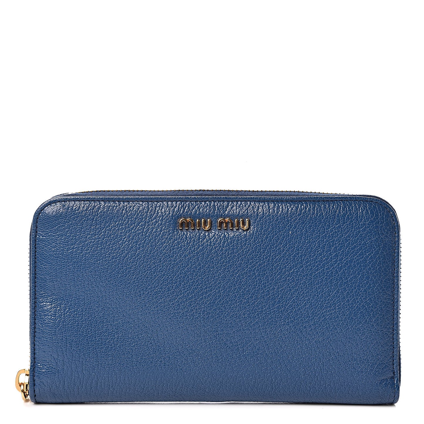 Goatskin Madras Zip Around Wallet Aviazione