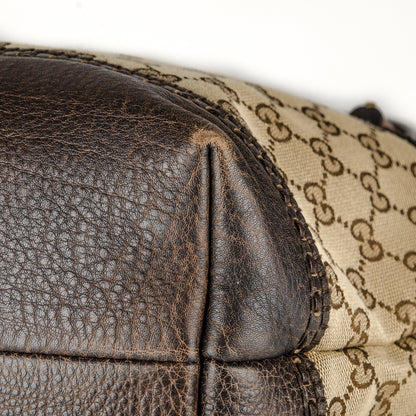 Gucci Monogram Medium Laidback Crafty Tote Dark Brown 6 of 12