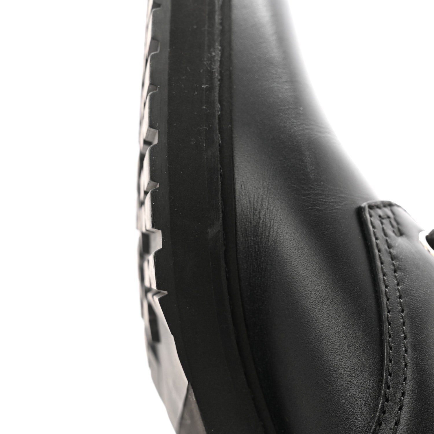 Fendi Calfskin Stretch Fabric Rockoko Biker Boots 39 Tobacco Black Marino 11 of 12