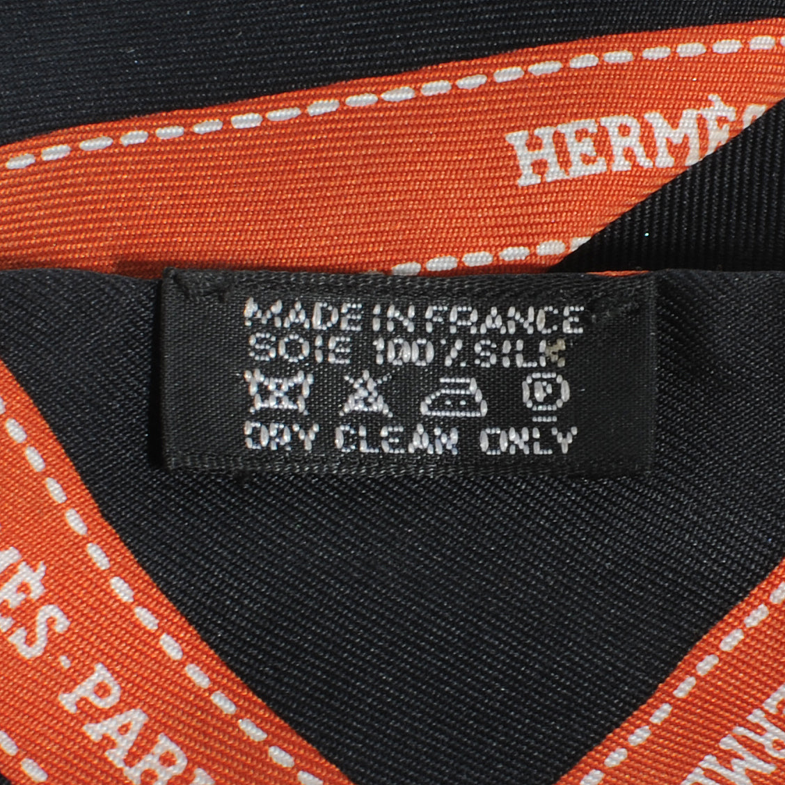 Silk Bolduc Twilly Black and Orange