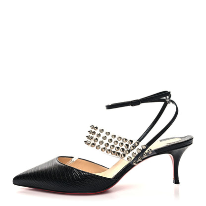 Christian Louboutin Nappa PVC Levita 55 Pumps 39 Black 1 of 7