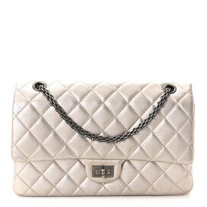 Chanel Metallic Calfskin Quilted 2.55 Reissue 226 Flap Light Pink 1 of 11