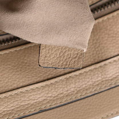 Celine Drummed Calfskin Micro Luggage Dune 7 of 13