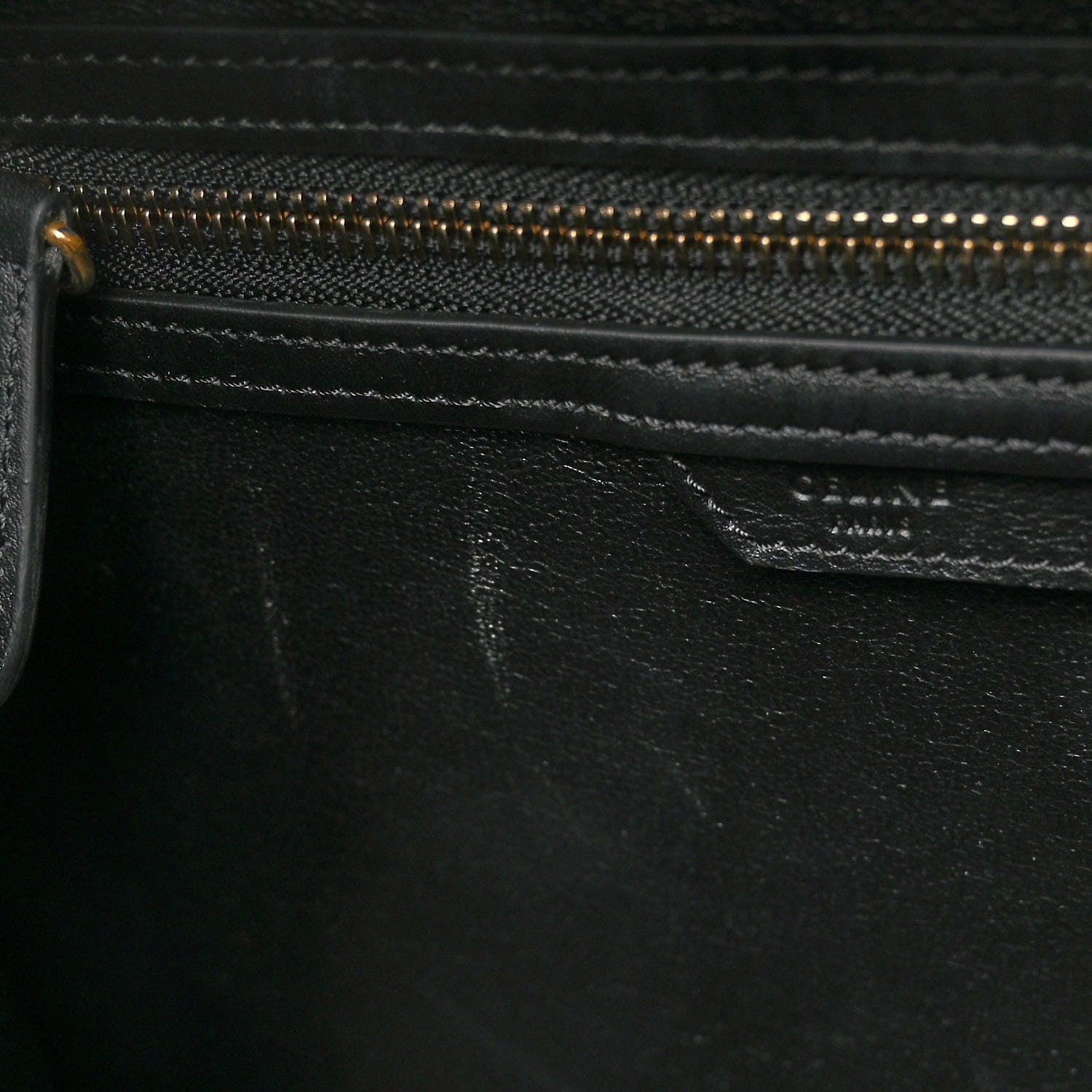 Celine Elephant Calfskin Mini Tri-Color Luggage Indigo 6 of 11