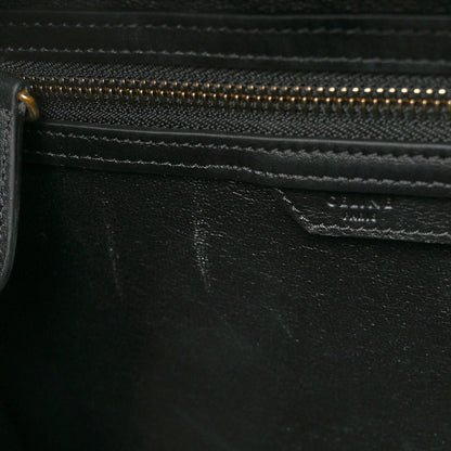 Celine Elephant Calfskin Mini Tri-Color Luggage Indigo 6 of 11