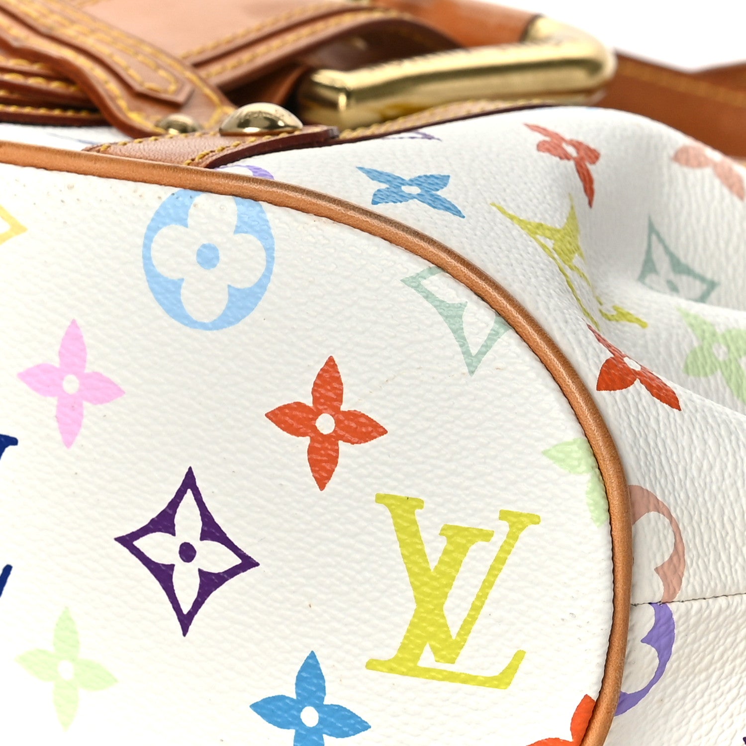 Louis Vuitton Monogram Multicolor Theda GM White 8 of 13