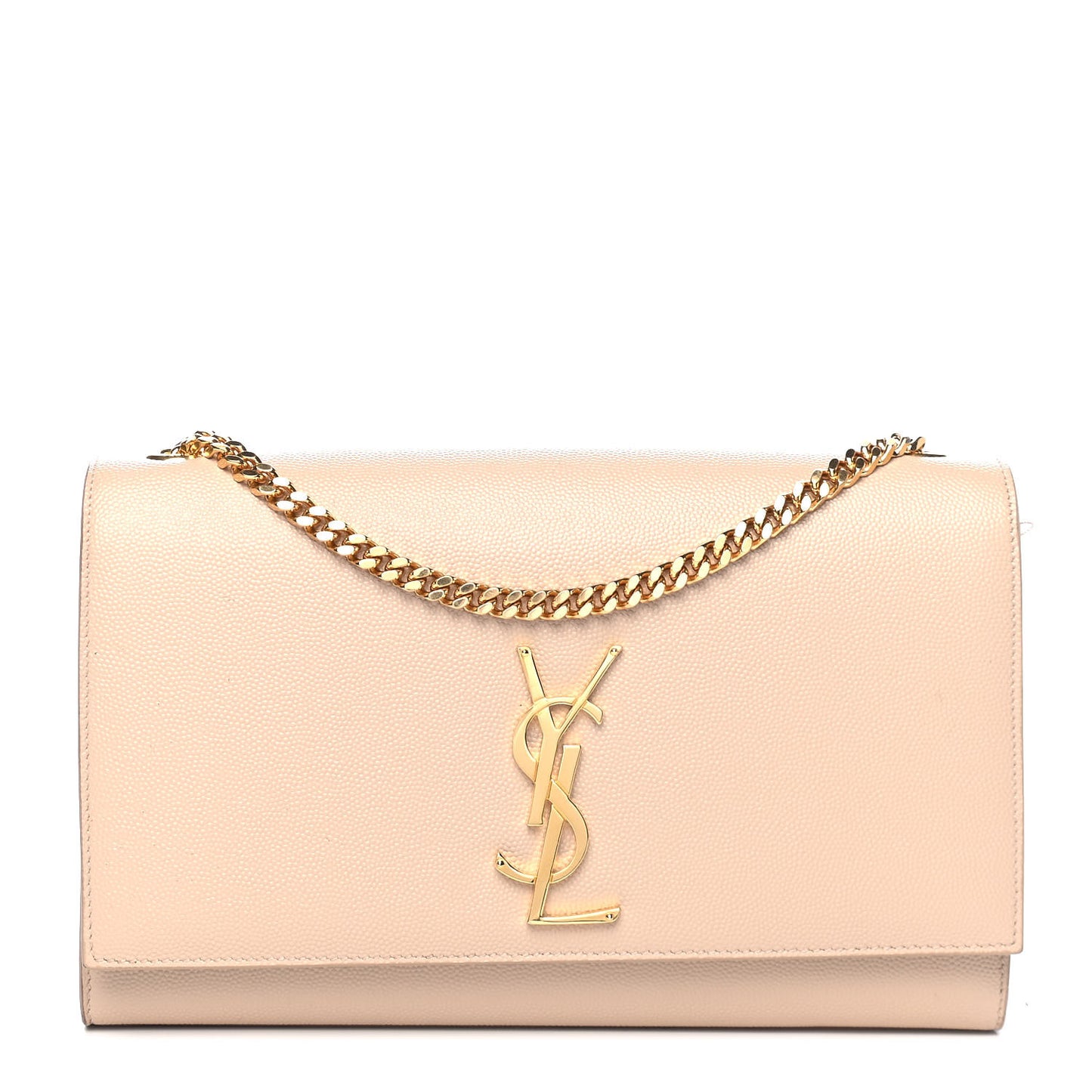 Grain De Poudre Medium Monogram Kate Satchel Nude Powder