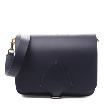 Burberry Calfskin Large Square Satchel Mid Indigo 1 of 12