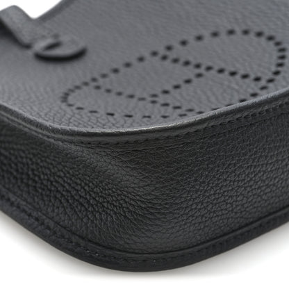 Hermes Taurillon Clemence Evelyne TPM Black 9 of 11