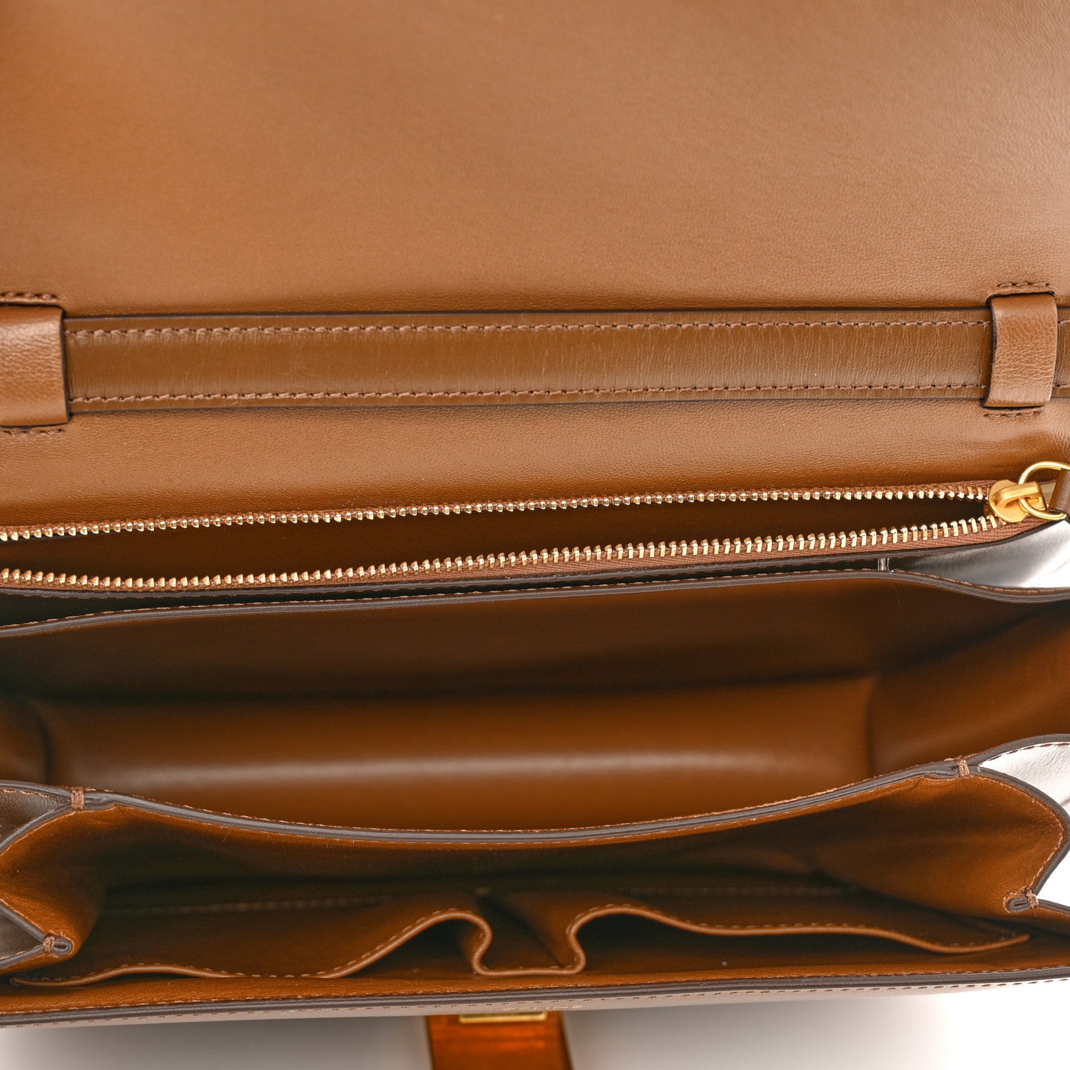 Celine Box Calfskin Medium Classic Box Flap Bag Camel 5 of 11