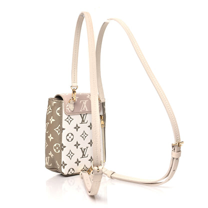 Louis Vuitton Empreinte Monogram Spring in the City Tiny Backpack Kaki Beige Cream 3 of 10