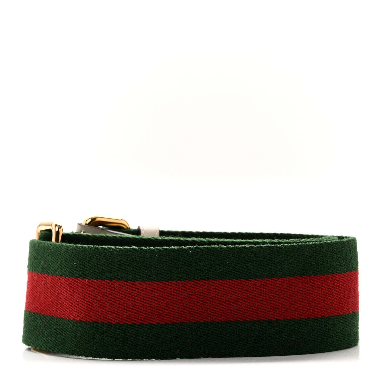 Gucci Canvas Web Shoulder Strap Green Red White 2 of 4