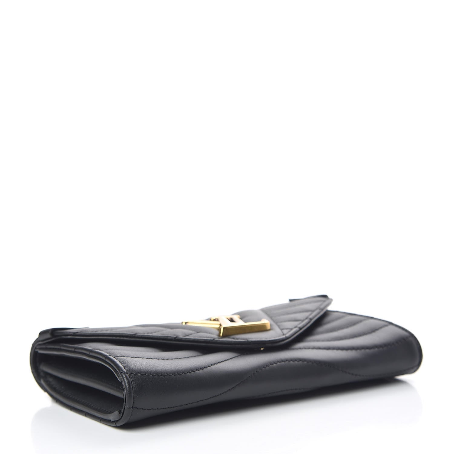 Louis Vuitton Calfskin New Wave Long Wallet Black 4 of 12