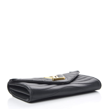 Louis Vuitton Calfskin New Wave Long Wallet Black 4 of 12