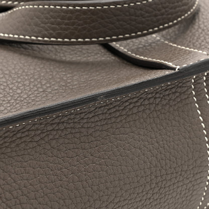 Hermes Taurillon Clemence Halzan 31 Etoupe 12 of 12