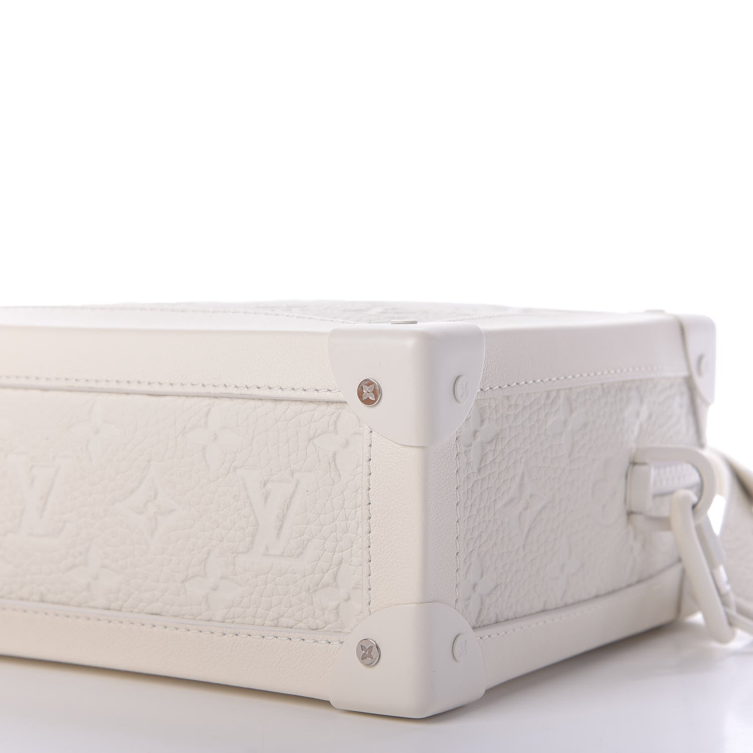 Louis Vuitton Taurillon Monogram Solar Ray Soft Trunk Powder White 7 of 10