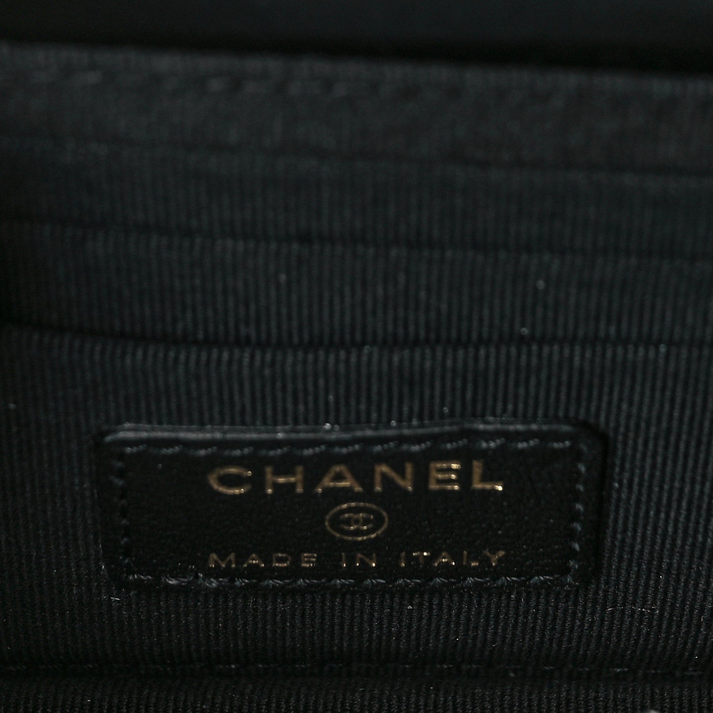 Lambskin Quilted Mini Trendy CC Wallet On Chain WOC Black