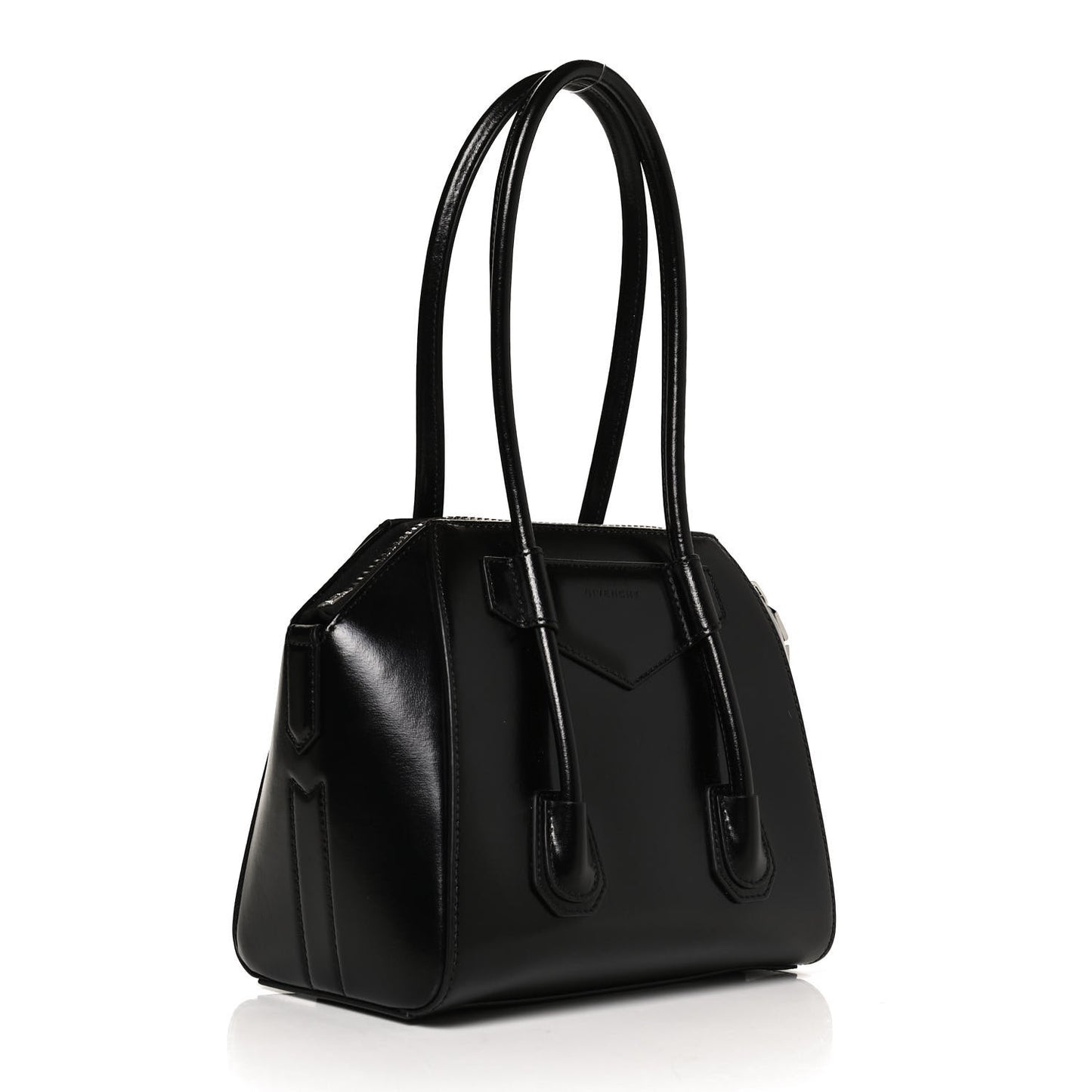 Box Calfskin Mini Lock Antigona Black