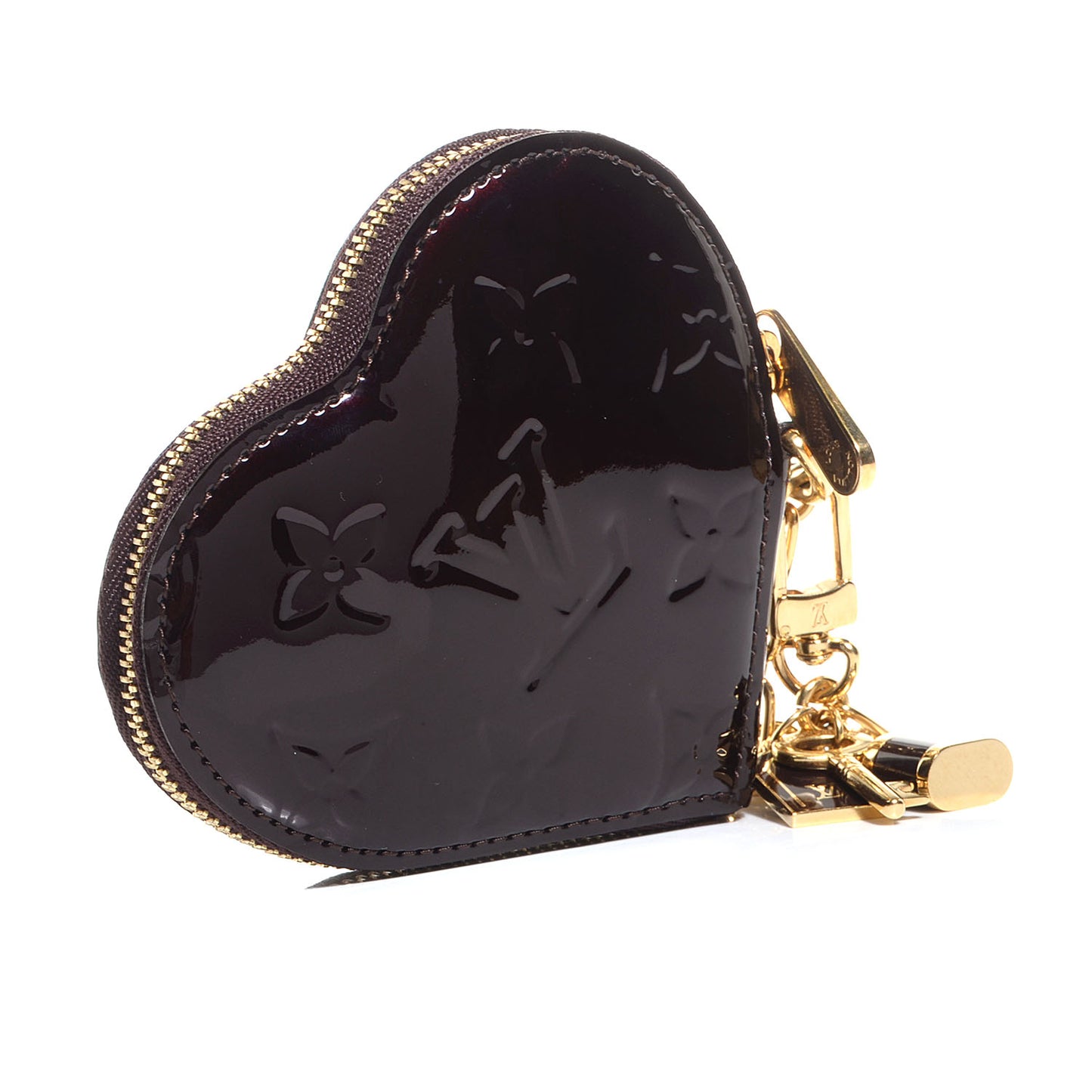 Vernis Coeur Heart Coin Purse Amarante